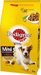 Pedigree Volwassen hondenvoer voor kleine rassen met kip en groenten 2kg