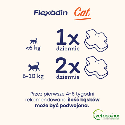 VETOQUINOL Flexadin Kat 60 pods