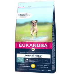 Eukanuba Adult Small&Medium Graanvrij Kip 3kg