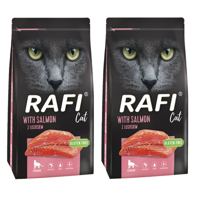 Dolina Noteci Rafi Kattenvoer voor gesteriliseerde katten met zalm 2x7kg 