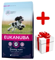 Eukanuba Puppy&Junior Medium Breed 15kg + GRATIS een verrassing voor je hond!