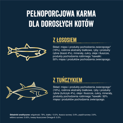 Felix Tasty Shreds Zalm & Tonijn Kattenvoer in Saus 4x80g