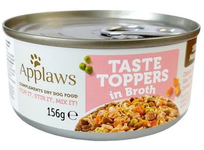 Applaws Taste Toppers Naturel Nat Hondenvoer Kip met Ham en Groenten 156g