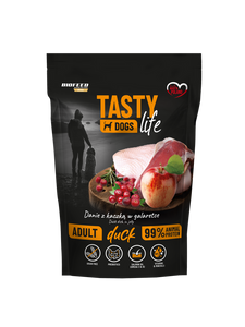 Tasty Dogs Life eendengelei schotel 10x500g