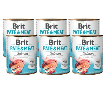 Brit Pate & Meat Salmon 6x800g