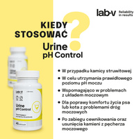 LAB-V Urine pH Controle - Ondersteuning voor honden en katten met struvietstenen 45 capsules
