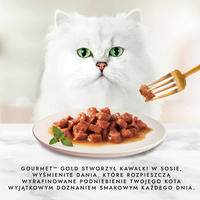 Purina Gourmet Gold Kip met Lever in Saus 85g