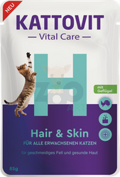 Kattovit Vitale Verzorging Haar & Huid 85g