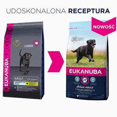 Eukanuba Adult Large Breed Chicken 15kg + GRATIS een verrassing voor je hond!