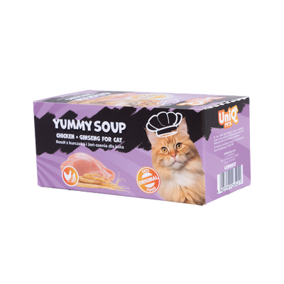 UNIQ PETS Natvoer ROYAL CHICKEN kip en ginseng bouillon 30 g x 8 st