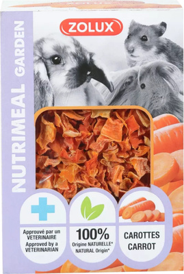 ZOLUX NUTRIMEAL3 GARDEN traktatie met wortelen 40 g