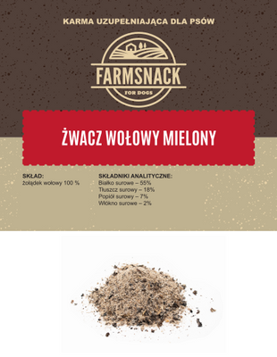 FarmSnack Gemalen runderpens 100g