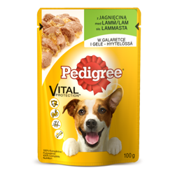 Pedigree Natvoer voor Volwassen Honden met Lam Gelei 100g