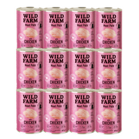 WILD FARM Pate Kip 12x400g - glutenvrij kattenvoer