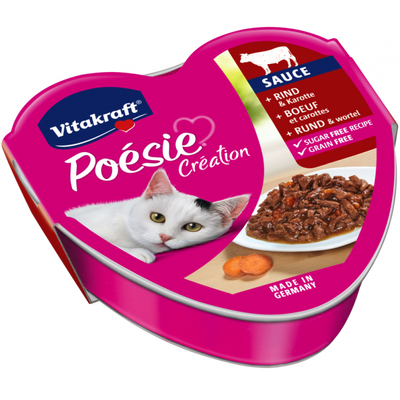 Vitakraft Poesie Kattenvoer Rund & Wortel 85g