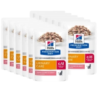 Hill's Prescription Diet c/d Urinary Stress Feline Salmon 12x85g