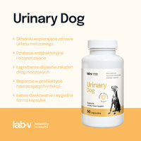 LAB-V Urinary Dog - Ondersteuning bij urineweginfecties bij honden 90 capsules
