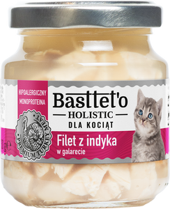 Basttet'o Holistic kalkoenfilet in galette voor kittens 130g