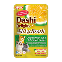 INABA Dashi Delights Zijdezachte Bouillon Kip met Tonijn &amp; Sint Jakobsschelp Recept 40g