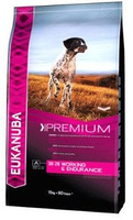 Eukanuba Dog Dry Premium Working & Endurance Chicken Bag 15kg + GRATIS een verrassing voor je hond!
