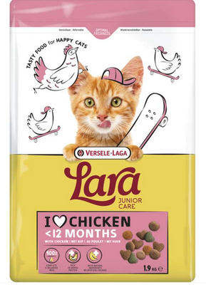 VERSELE-LAGA Lara Junior 1.9kg - Voeding voor kittens en jonge katten