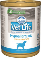 Farmina Vet Life Canine Hypoallergeen Vis & Aardappel 300g