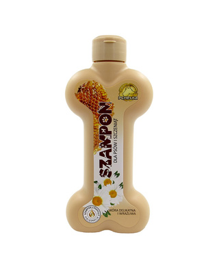 Vlooienshampoo voor honden en puppy's honing + kamille 200 ml