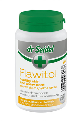 Laboratorium DermaPharm Dr Seidel Flawitol Gezonde Huid en Mooie Vacht 60 Tabletten