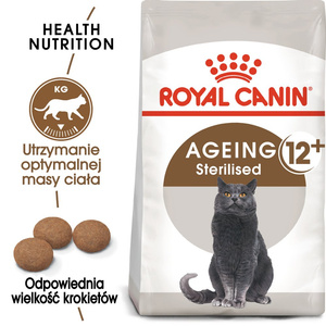 ROYAL CANIN Ageing Sterilised +12 4kg droogvoer voor volwassen, gesteriliseerde katten