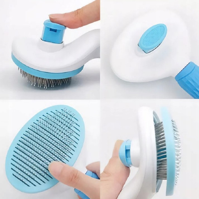 Nuxie zelfreinigende hondenkattenborstel