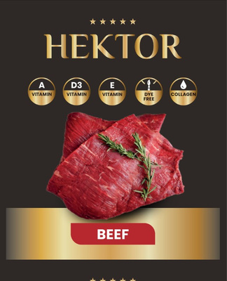 Hektor Premium Hondenvoer Rundvleesreep 900g