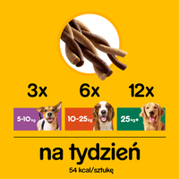 Pedigree Rodeo Treats voor honden vanaf 4 maanden met rundvlees 122g