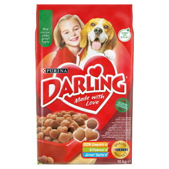 PURINA Darling met een heerlijke mix van rundvlees en kip 2x10 kg