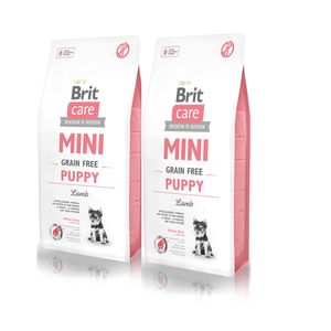 Brit Care Mini Grain Free Puppy met Lam 2x7kg
