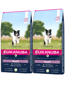 EUKANUBA Puppy&Junior Small/Medium Lamb&Rice 2x12kg