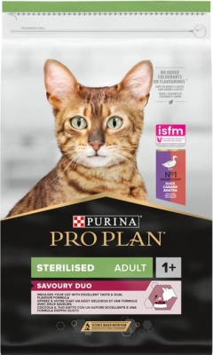 PURINA Pro Plan Kat Gesteriliseerd Eend & Lever 10kg