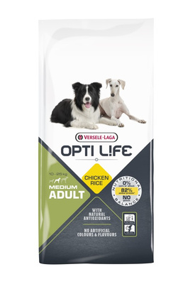 Versele-Laga Opti Life Adult Medium met Kip en Rijst 12,5 kg