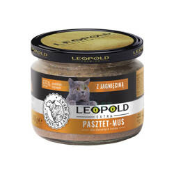 Leopold pate mousse met lamsvlees voor katten 300g (potje)