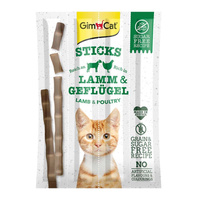 GIMCAT Sticks met lam en gevogelte 4 stuks