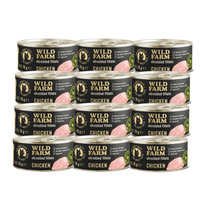 WILD FARM Fillets Kip 12x70g - graanvrij nat kattenvoer in bouillon