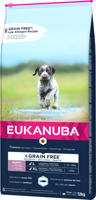 Eukanuba Puppy&Junior Large Breeds Grain Free Salmon 12kg