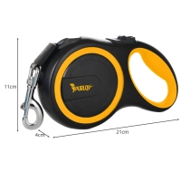 PURLOV- Automatische hondenriem, webbing met vergrendeling tot 15kg