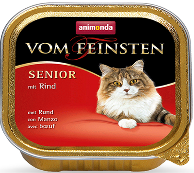 ANIMONDA Vom Feinsten Senior Kattensmaak: met rundvlees 100g