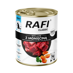 DOLINA NOTECI Nat hondenvoer Rafi Classic met lam 6x800 g