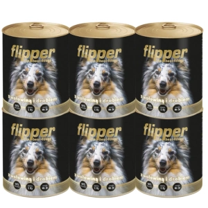 Dolina Noteci Flipper met Rundvlees en Gevogelte 6x800g