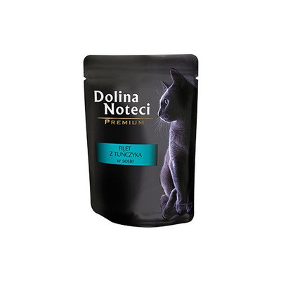 Dolina Noteci Premium voor Katten Tonijnfilet in Saus 10x85g