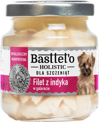 Basttet'o Holistic kalkoenfilet in galette voor puppies 130g