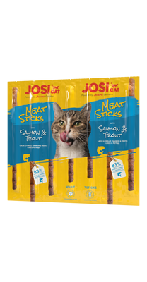 JOSERA JosiCat Meat Sticks met Zalm & Forel 35g (7 stuks)