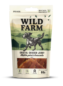 WILD FARM zachte kipfilet 80g hondensnacks