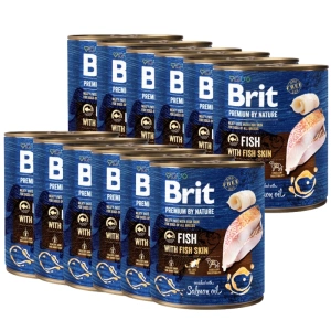Brit Premium By Nature Vis Met Vishuid 12x800g